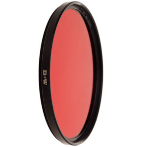  B + W 60mm #090 Glass Filter - Light Red #25 