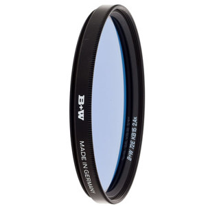  B + W 72mm 80A Tungsten to Daylight Conversion Glass Filter (KB15) 