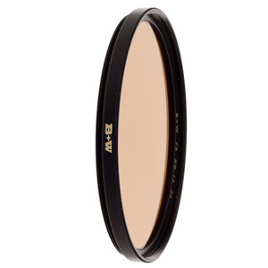  B + W 72mm 85 Daylight to Tungsten Conversion Wide Angle Slim Mount Glass Filter, KR12. 