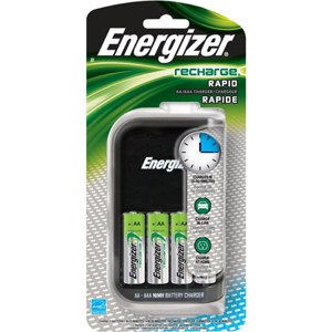 Energizer 15 Minute Charger with 4 AA NiMh Batteries: Picture 1 regular