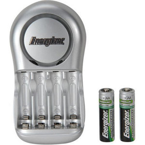 Energizer Overnight NiMH AA/AAA Charger, 2 AA Batteries: Picture 1 regular