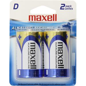 Maxell "D" 1.5v Alkaline Battery (2-Pack) 723020