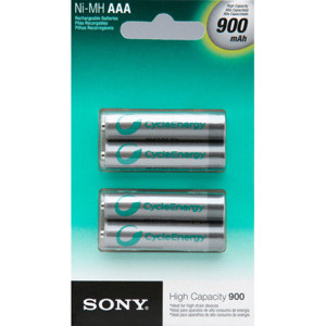 Sony Cycle Energy AAA Nickel Metal Hydride (NiMH) NHAAAB4EN