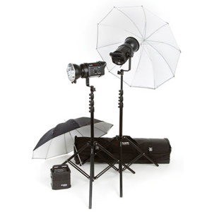 Bowens Gemini 200/200 Umbrella Travelpak Kit BW4630US