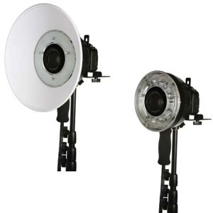  Bowens 3000ws Ringflash Pro Flash Head with Frosted & Clear Covers 