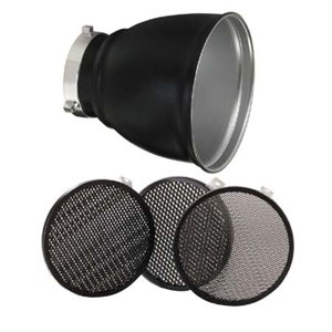  Bowens Bowens 60 deg. Grid Reflector with Grid Set for  Monolights. 
