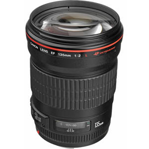  Canon EF 135mm f/2L USM AutoFocus Telephoto Lens - USA 