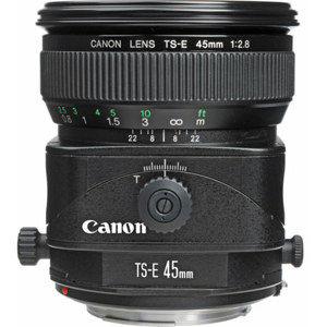  Canon TS-E 45mm f/2.8 Tilt and Shift Manual Focus Lens - USA 