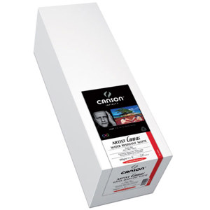  Canson Artist Canvas, Pure White, Matte Surface Inkjet Canvas, 390gsm, 24"x10' Roll 