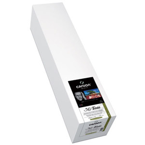  Canson Mi-Teintes, Textured Natural Matte White, Honeycomb Textured Inkjet Paper, 170gsm, 44"x50' Roll 