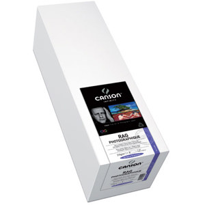  Canson Rag Photographique 100% Cotton Rag, Ultra Smooth White Matte Inkjet Paper, 210gsm, 24"x10' Roll 