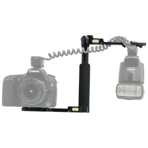  Custom Brackets Folding-S Short Camera Bracket for Short Digital and 35mm Film Cameras or Cameras without a Power Grip. 