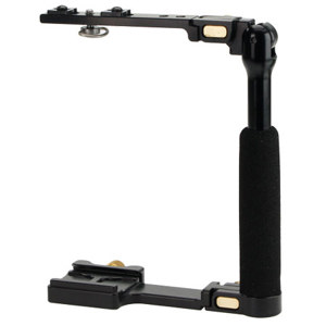  Custom Brackets CB Folding-SA Flash-Rotating Bracket with Arca Swiss Quick Release Clamp 