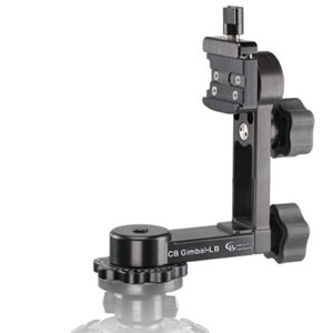  Custom Brackets Lightweight Gimbal-LB, Supports Lenses up to 400mm, 12 lbs. 