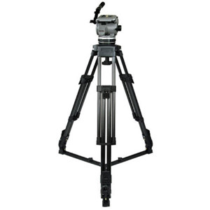  Cartoni D603  Aluminum Tripod System with D600  Head, L502 2-Stage Tripod & On-Ground Spreader, Supports 48 lbs, Maximum Height 67" 