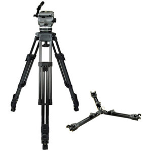  Cartoni D612  Aluminum Tripod System with D600  Head, L502 2-Stage Tripod & Mid-Level Spreader, Supports 48 lbs, Maximum Height 70" 