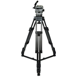  Cartoni D614  Carbon Fiber Tripod System with Two Stage Carbon Fiber EFP Tripod,  Head and Mid-Level Spreader, Supports 48 lbs, Maximum Height 70" 