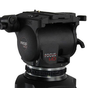  Cartoni Focus HD Video Tripod Head with Quick Release & Pan Bar, Supports up to 22 lbs. 