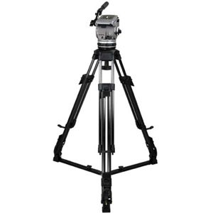  Cartoni Gamma AL 2 System, with Gamma Head, 2-Stage Aluminum Tripod with On-Ground Spreader & Soft Case, Supports 15 to 35 lbs. 