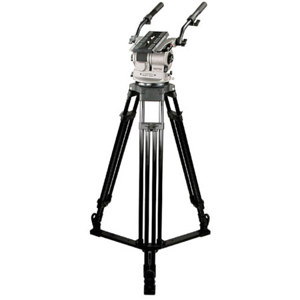  Cartoni Master M114 Aluminum Tripod System with Master Fluid Head, 2-Stage Tripod, On-Ground Spreader, Supports Up to 66 lb, Maximum Height 65" 