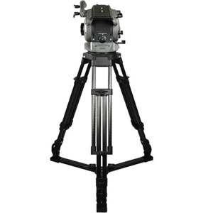  Cartoni S105  Aluminum Tripod System with S100  Fluid Head & 1-Stage Superpod Tripod & On-Ground Spreader, Supports 88 lbs, Maximum Height 64.0" 