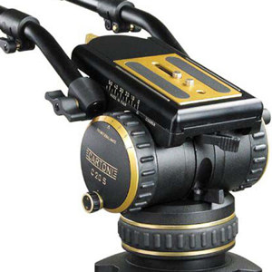  Cartoni C20S Head with Pan Bar and 100mm Bowl Base, Supports 66lbs 