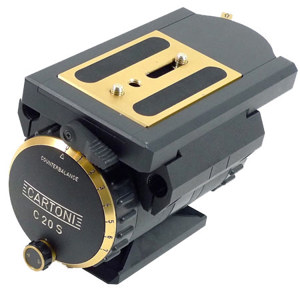  Cartoni S518 C20S Dutch Head, Supports 55 lbs 