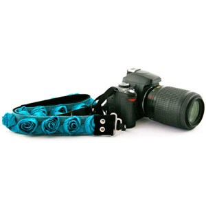 Camera Straps by Capturing Couture: Floral Collection SLR15-TQRS