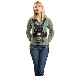 Cotton Carrier Camera Vest for 1 Camera, Black: Picture 1 regular