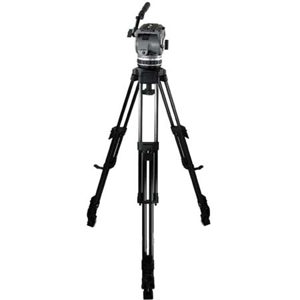  Cartoni Laser UL/AL System, with Laser Head, 1-Stage Ultra Light Aluminium Tripod with Mid-Level Spreader & Soft Case, Supports 10 to 22 lbs. 