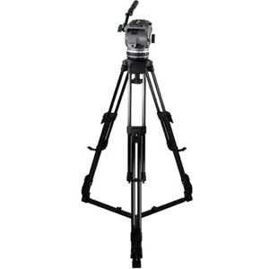  Cartoni Laser CF 2 System, with Laser Head, 2-Stage Carbon Fiber Tripod with On-Ground Spreader & Soft Case, Supports 10 to 22 lbs. 