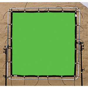 Sunbounce SunScrim Butterfly 6x6' Frame & Seamless Green Box Textile. 06B0665