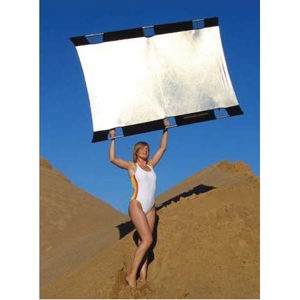  Sunbounce Big with 6x8' Frame & Silver / White Textile. 