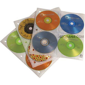 Case Logic Prosleeve Refill, 200 CDs, White, 25 Pages: Picture 1 regular