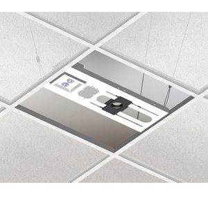 Chief CMA443 Above Tile Suspended Ceiling Kit & 3" Fixed Pipe CMA443