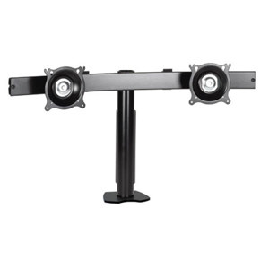 Chief KTC225 Widescreen Dual Horizontal Desk Clamp Mount, Silver: Picture 1 regular