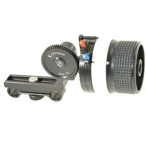  Chrosziel DV Studio Rig Focus Kit for Any Camera, Includes C-206-60S Follow Focus with Vari-Lock Plus, C-206-13 Focus Gear with 0.8 Gear Pitch 