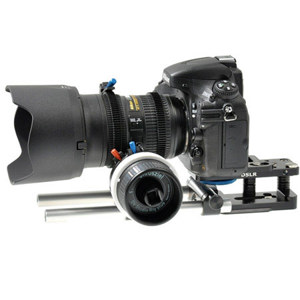  Chrosziel Starter Follow Focus DV Studio Rig Kit for Nikon D800, Includes DV Studio Rig Plus, Gearwheel Mod. 0.8, Flexi Gear Ring, LWS 