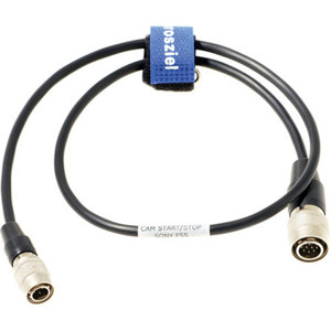  Chrosziel 45cm (17.7") DigiFox Run/Stop Cable for Sony F55 Camera, Hirose 12-Pin-Hirose 4-Pin 