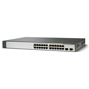 Cisco Catalyst 3750V2 24 Port 10/100 PoE Ethernet Switch WS-C3750V2-24PS-S