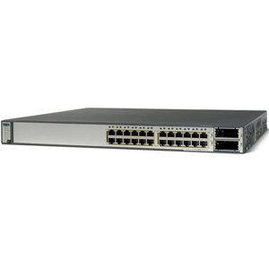 Cisco Catalyst 3750E 24 Ports 10/100/1000 PoE Ethernet Switch WS-C3750E-24PD-S