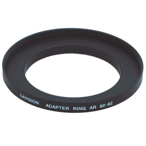  Cavision Medium-Thick Step-Up Ring, Front 82mm Thread (85mm OD), Rear 62mm Thread, Depth 12mm 
