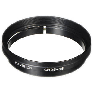  Cavision Clamp-on Step-up Ring for 82mm Thread Lens to 95mm - Ring Rear: 85mm (ID) Clamp, Ring Front: 95mm 
