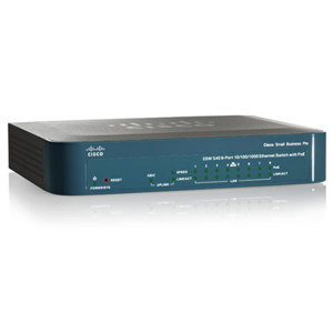 Cisco Small Business Pro 8-Ports 10/100/1000 PoE Ethernet Switch ESW-540-8P-K9