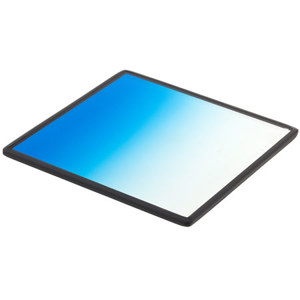  Cavision 4x4" Graduated Blue Glass Filter (4mm thick) 0.9 (8x) ( Reduces The Light By THREE F-Stop) 