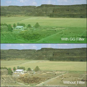  Cavision 4x4" Graduated Green Glass Filter (4mm thick) 