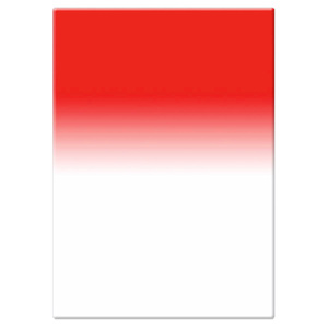  Cavision 5.65x5.65" 0.6x Graduated Red Glass Filter, 4mm Thick 