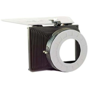  Cavision 4x4" Bellows Style Matte Box with Two Metal Filter Trays 6mm Thick, Back Mount 130mm ID, Two Filter Stages 