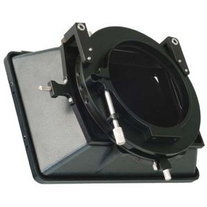  Cavision MB4510H2-BFI 4x5.65 Hard Shade Clamp on Matte Box Kit for Sony EX1 - 2 Filter Stages, 100mm Back-mount Opening With Expandable French Flap And Adaptor Ring 