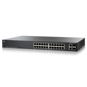 Cisco SG200-26 26-Port 10/100/1000 Gigabit Smart Switch SLM2024T-NA